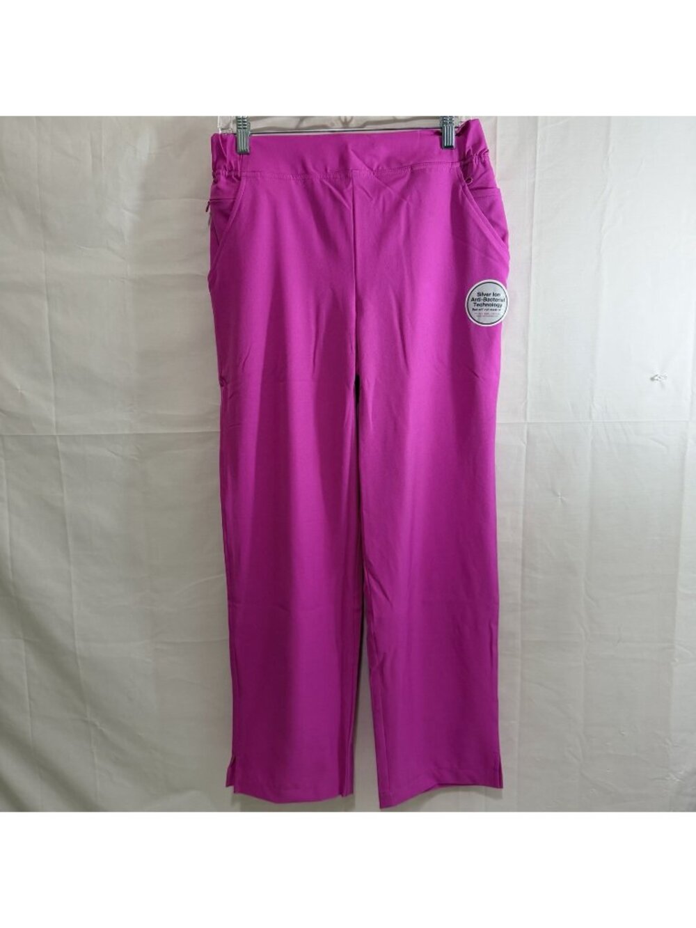 Cuddl Duds Climate Right 6-Pocket Scrub Pant Pink MP